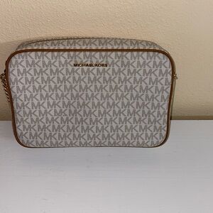 White MK Crossbody bag